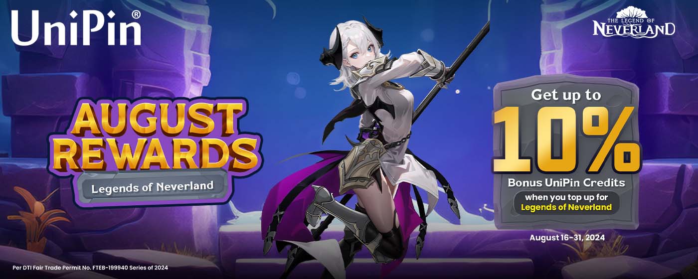 August Rewards: Legend of Neverland (PH)
